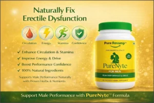 PureNyte natural supplement for erectile dysfunction support and male stamina